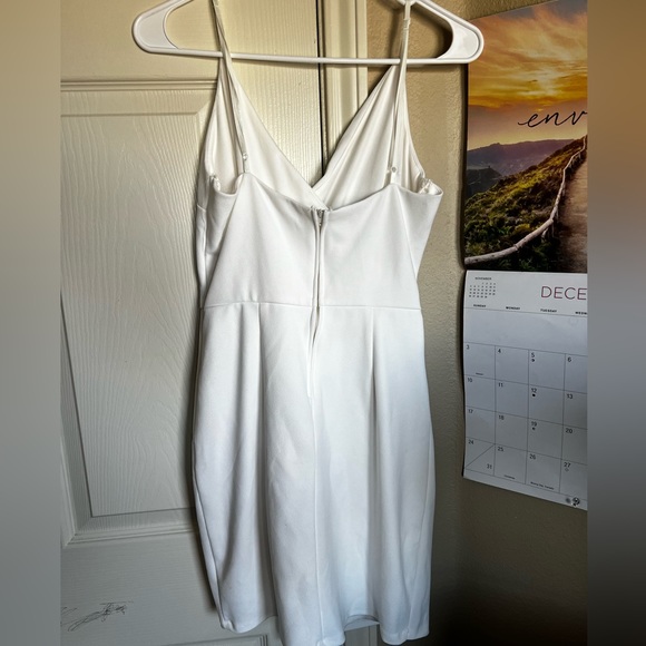 DILLARDS WHITE MINI DRESS - Picture 3 of 5